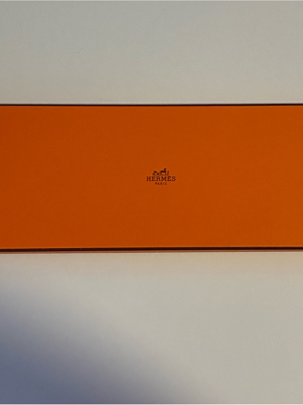 Hermes Orange Tie Gift Box